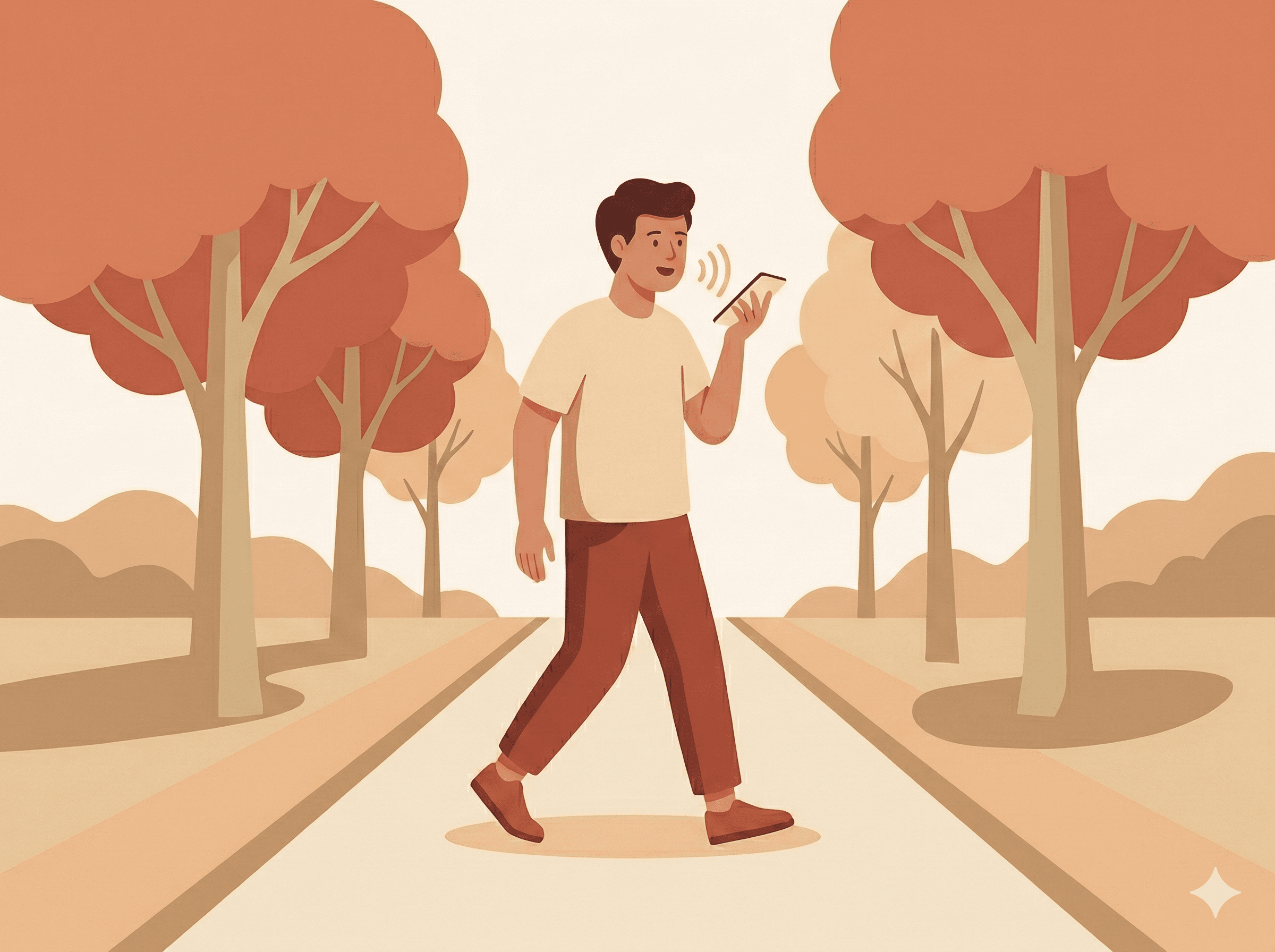 Capture tasks while walking